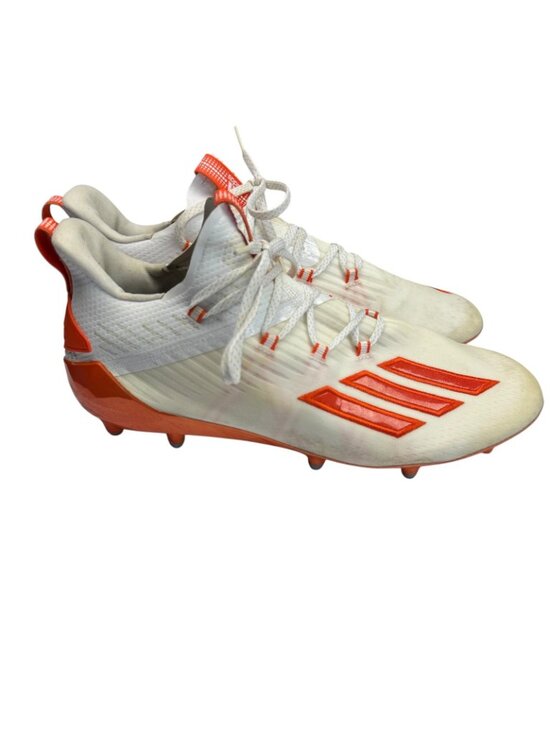 Miami Hurricanes Adidas Game Worn #29 Fottball Cleats Orange Men\'s Size 12